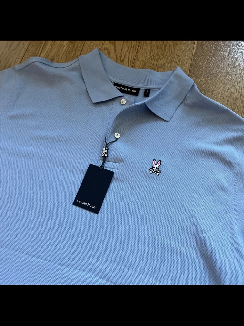Psycho Bunny Men’s Light Blue Polo Shirt XLT